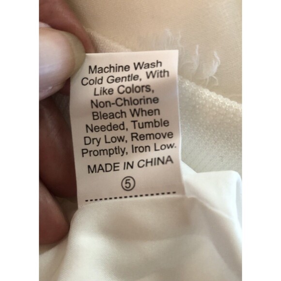 Shein Zip Up Lightweight Jacket White Juniors Size Large - Picture 10 of 11